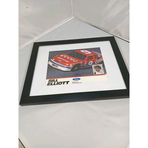 Bill Elliott 1996 Daytona 500 Framed & Matted 8x10 Photo NASCAR Collectible - Picture 3 of 3